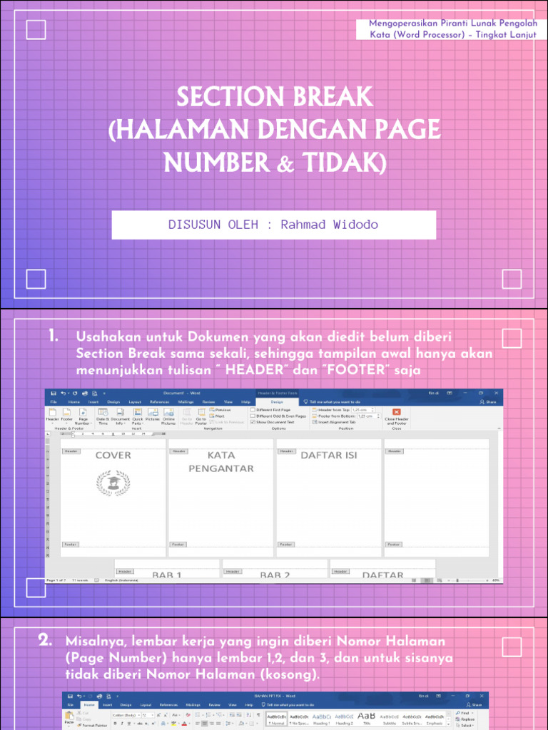 7 Rahasia Cara Membuat Section Break di Word yang Jarang Diketahui Pekerja Profesional