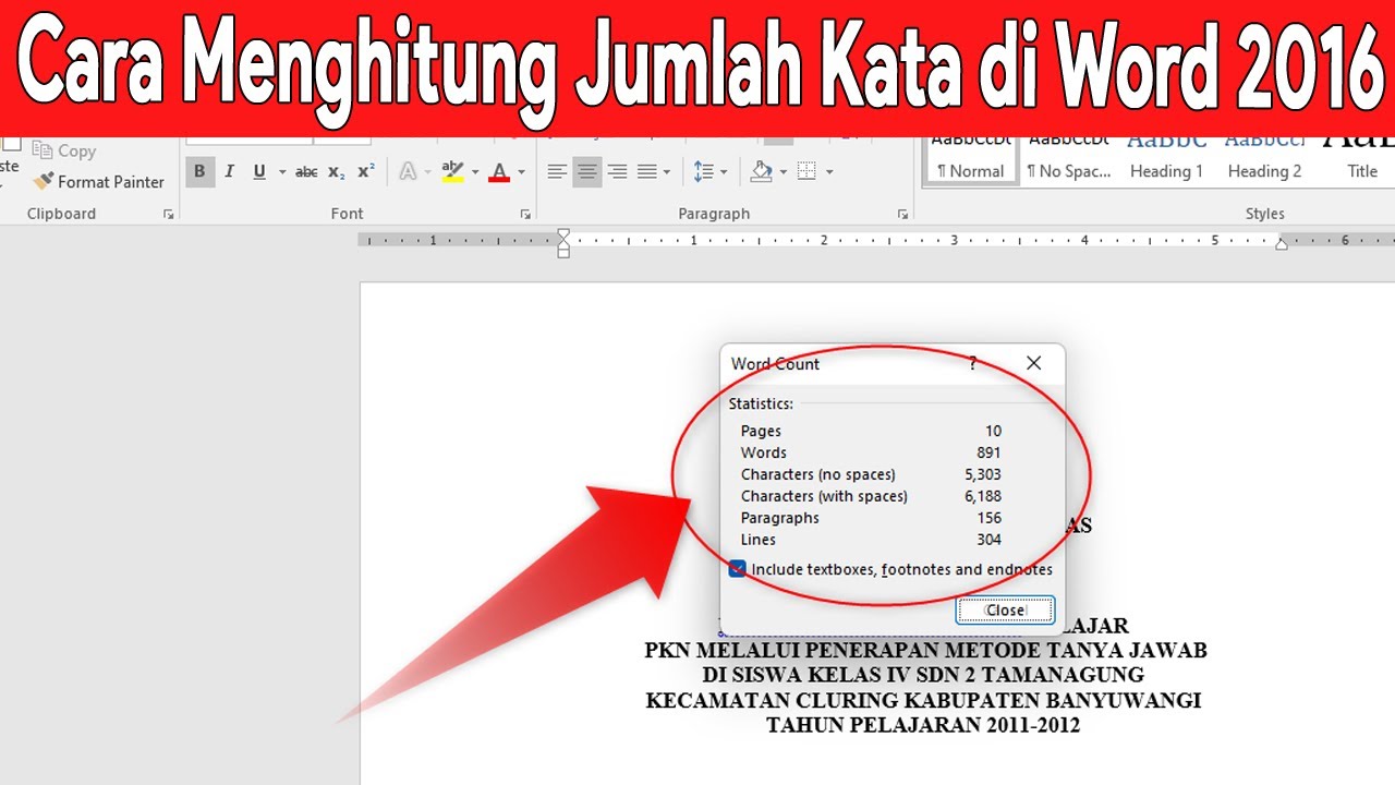 7 Rahasia Cara Menghitung Jumlah Karakter Huruf di Word yang Jarang Diketahui Orang