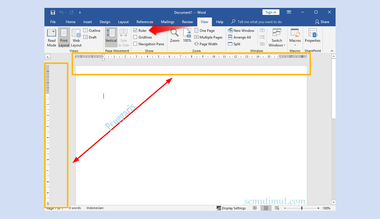 Akhirnya Terungkap 3 Cara Menampilkan Ruler di Word 2016 yang Sangat Cepat dan Mudah
