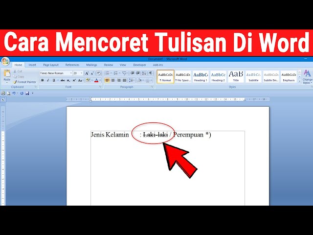 Ternyata Ini 5 Cara Mencoret di Word Paling Cepat yang Jarang Diketahui Banyak Orang