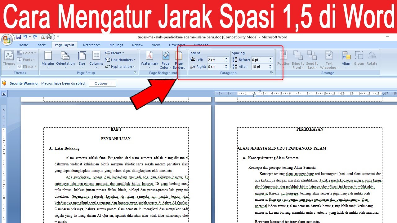 Atur Spasi di Word Panduan Lengkap - LKomBis