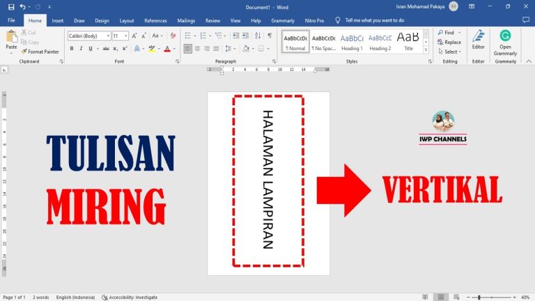 Ternyata Ini Cara Menulis Vertikal di Word yang Benar Agar Dokumen Anda Terlihat Pro 2026