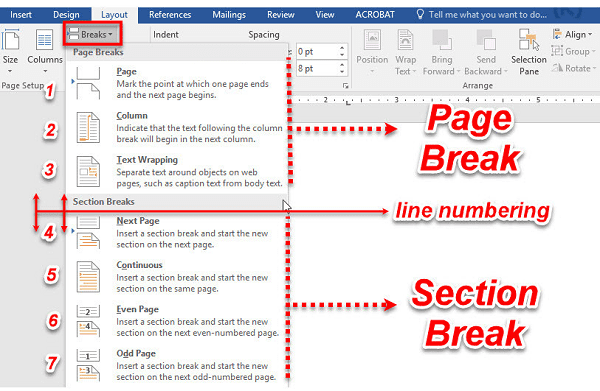 Membuat Section Break di Word Panduan Lengkap Untuk Pemula